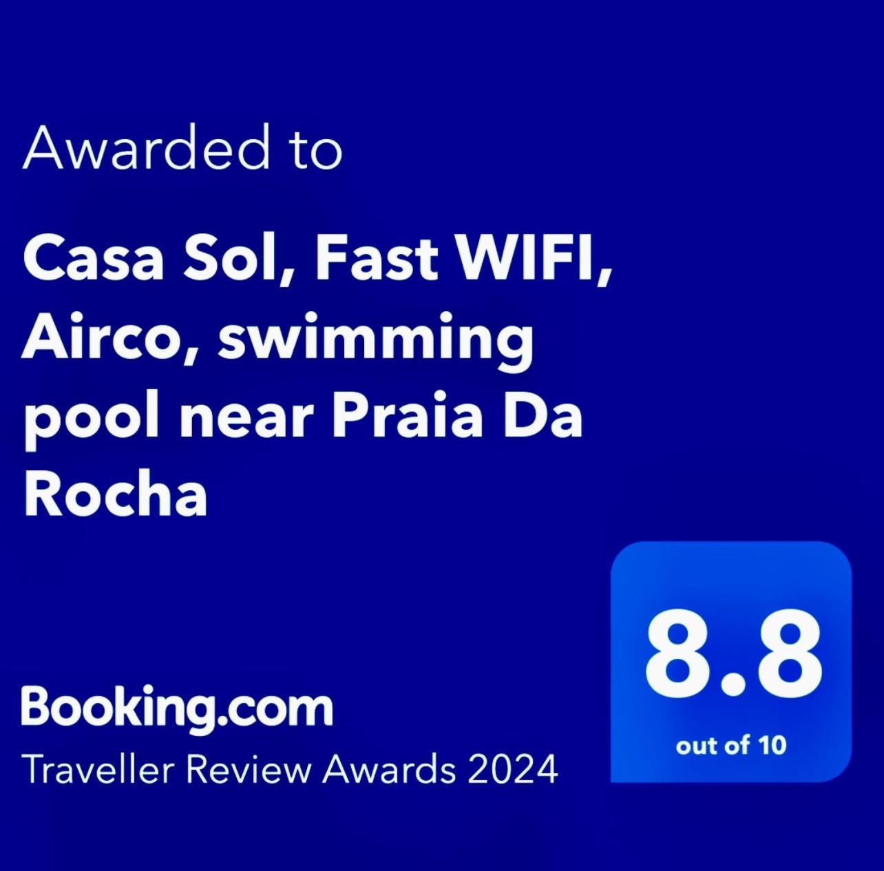 Casa Sol, Fast Wifi, Airco, Swimming Pool Near The Beach Praia Da Rocha Portimão Kültér fotó